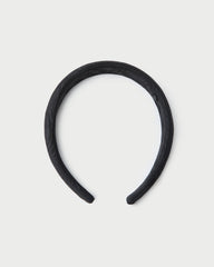 Marina Black Moiré Puffy Headband | Loeffler Randall Women