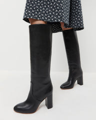 Goldy Black Leather Tall Boot | Women Loeffler Randall
