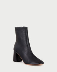 Loeffler Randall Women | Elise Black Leather Stretch Bootie