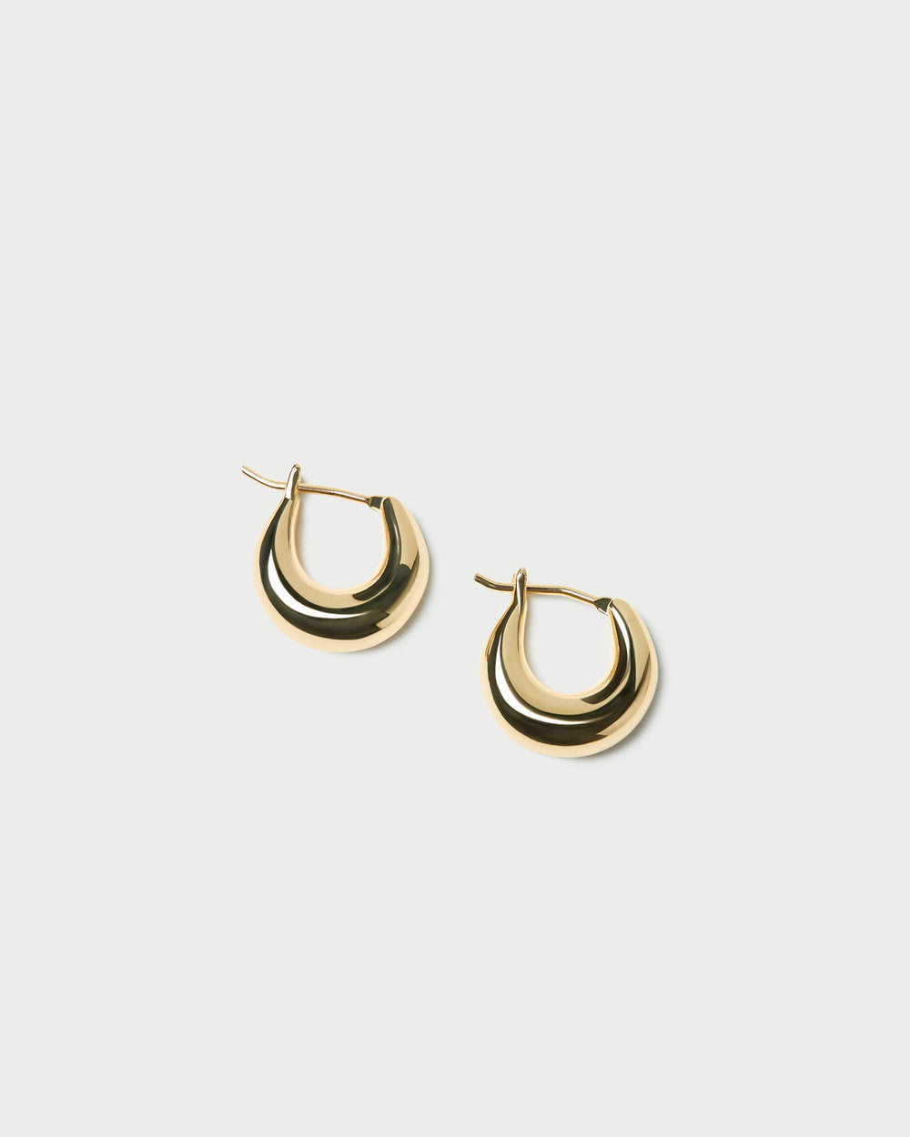 Adeline Gold Mini Dome Hoop Earring | Women Loeffler Randall