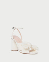 Loeffler Randall Women | Camellia Pearl Pleated Bow Heel