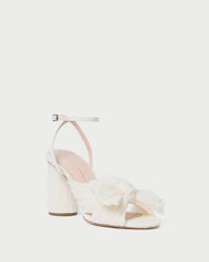 Loeffler Randall Women | Camellia Pearl Pleated Bow Heel