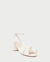 Dahlia Pearl Pleated Bow Heel | Loeffler Randall Women