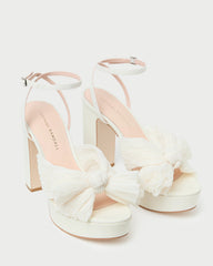 Natalia Pearl Platform Bow Heel | Women Loeffler Randall