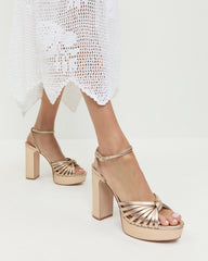 Rivka Champagne Knot Platform Sandal | Loeffler Randall Women