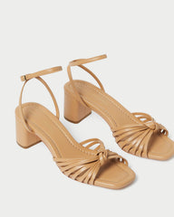 Loeffler Randall Women | Olivia Dune Knot Mid-Heel Sandal