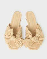 Loeffler Randall Women | Daphne Natural Bow Slide Sandal