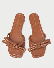Loeffler Randall Women | Hadley Timber Leather Bow Sandal