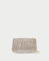 Brit Champagne Flat Pleated Clutch | Loeffler Randall Women