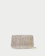 Brit Champagne Flat Pleated Clutch | Loeffler Randall Women