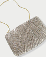 Brit Champagne Flat Pleated Clutch | Loeffler Randall Women