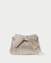 Loeffler Randall Women | Rayne Champagne Bow Clutch