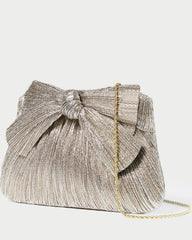 Loeffler Randall Women | Rayne Champagne Bow Clutch