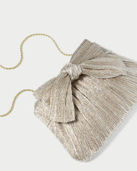 Loeffler Randall Women | Rayne Champagne Bow Clutch