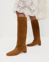 Indy Cacao Suede Tall Boot | Loeffler Randall Women