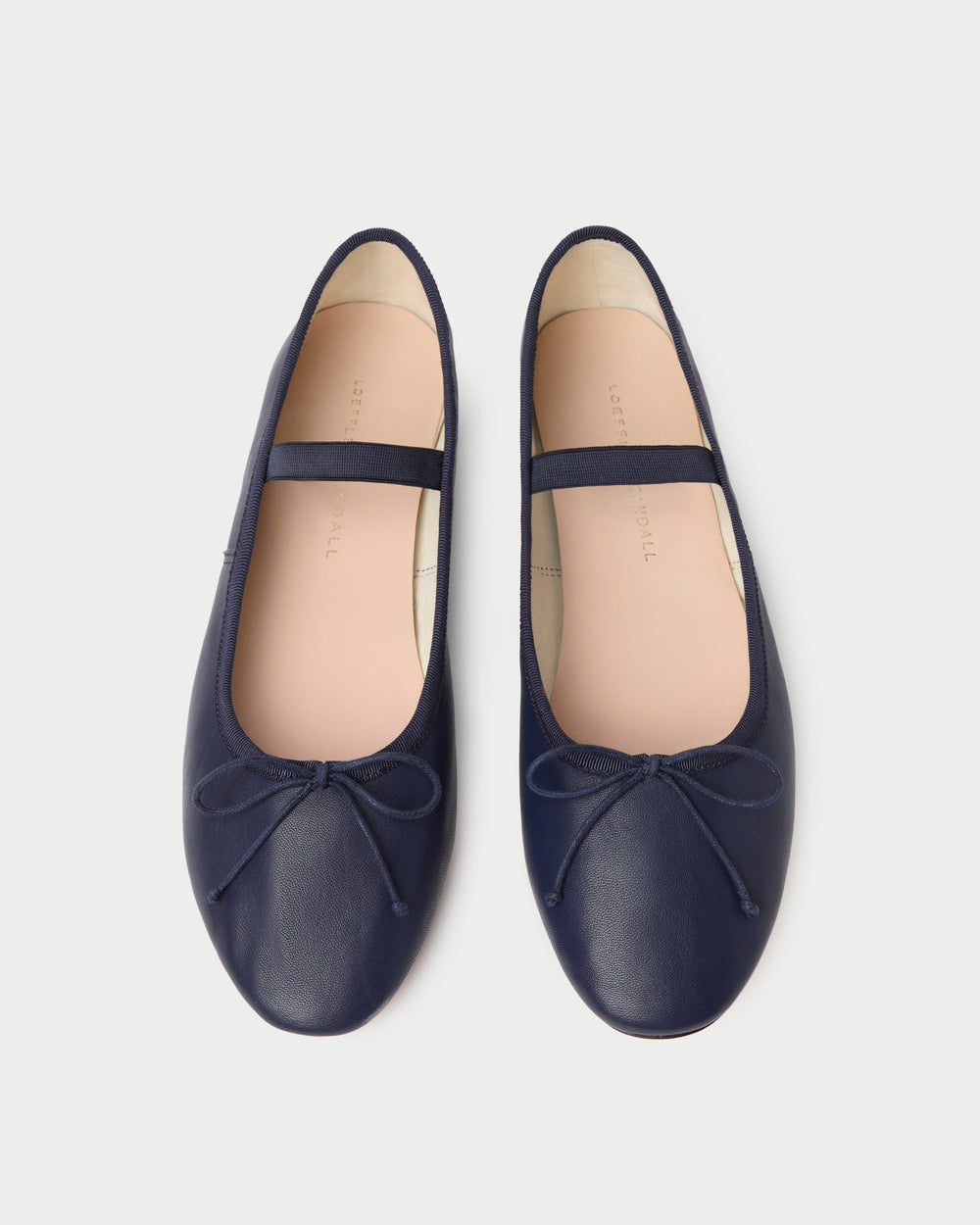 Leonie Navy Leather Ballet Flat | Women Loeffler Randall