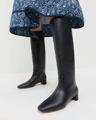 Indy Black Leather Tall Boot | Women Loeffler Randall