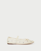 Leonie Cream/Crystal Ballet Flat | Loeffler Randall Women