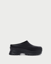 Gemma Black Leather Lug Mule | Women Loeffler Randall