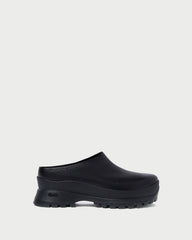 Gemma Black Leather Lug Mule | Women Loeffler Randall