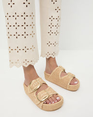 Theo Natural Two-Band Sandal | Loeffler Randall Women