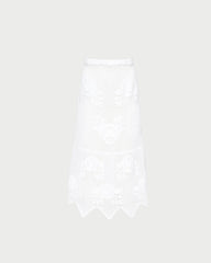 Loeffler Randall Women | Sullivan Cream Crochet Skirt