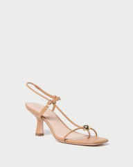 Loeffler Randall Women | Triana Dune Leather Mid-Heel Sandal