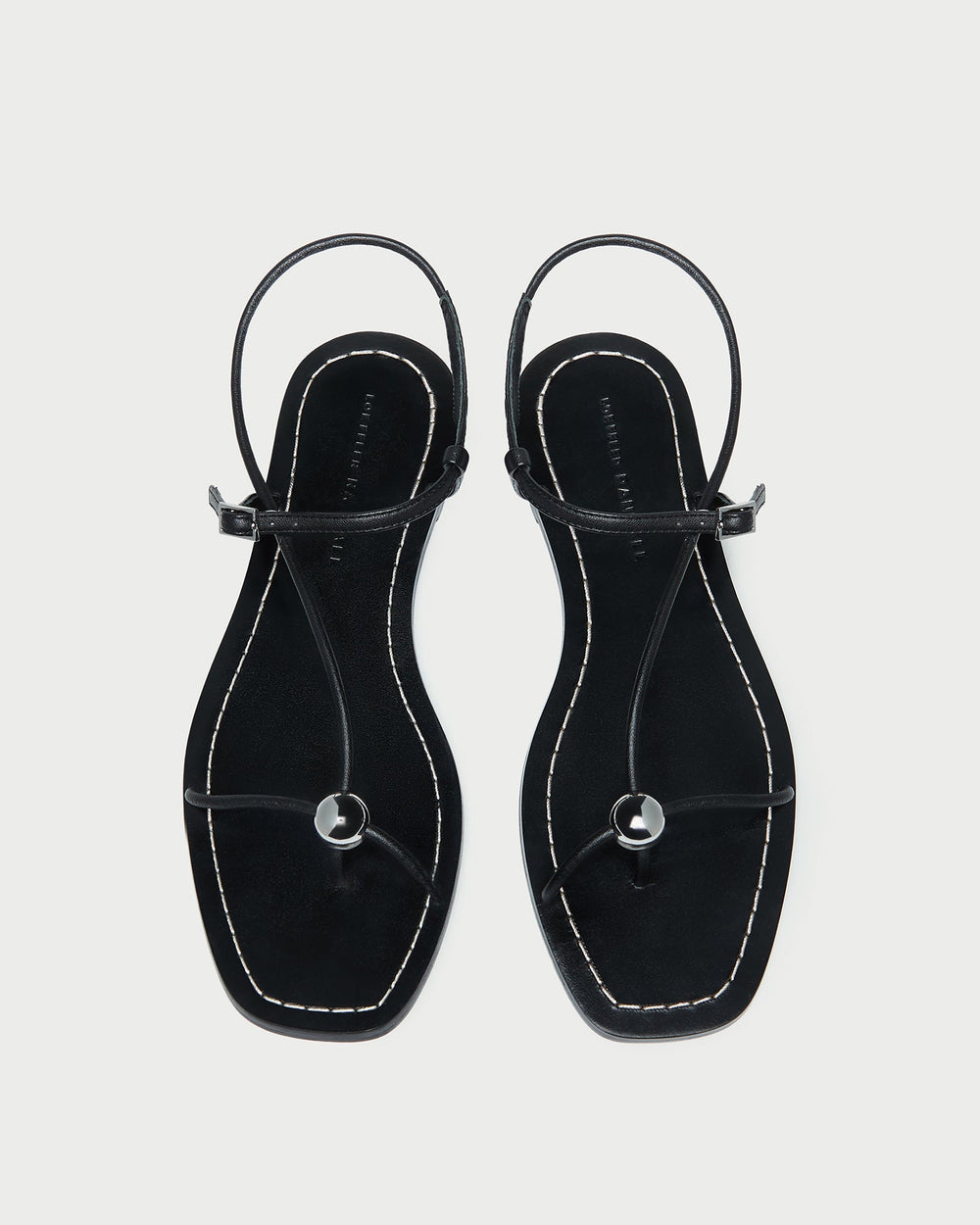 Loeffler Randall Women | Lara Black Leather Sandal