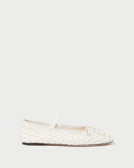 Leonie Cream Woven Ballet Flat | Women Loeffler Randall