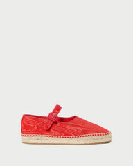 Clover Red Moiré Espadrille | Loeffler Randall Women
