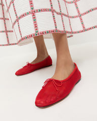 Landon Red Mesh Ballet Flat | Women Loeffler Randall