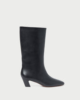 Cleo Black Leather Mid-Calf Boot | Women Loeffler Randall