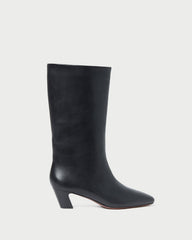 Cleo Black Leather Mid-Calf Boot | Women Loeffler Randall
