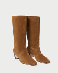 Cleo Cacao Suede Mid-Calf Boot | Women Loeffler Randall