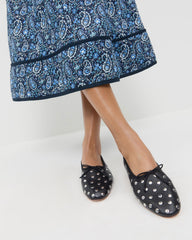Loeffler Randall Women | Landon Black/Silver Ballet Flat