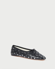 Loeffler Randall Women | Landon Black/Silver Ballet Flat