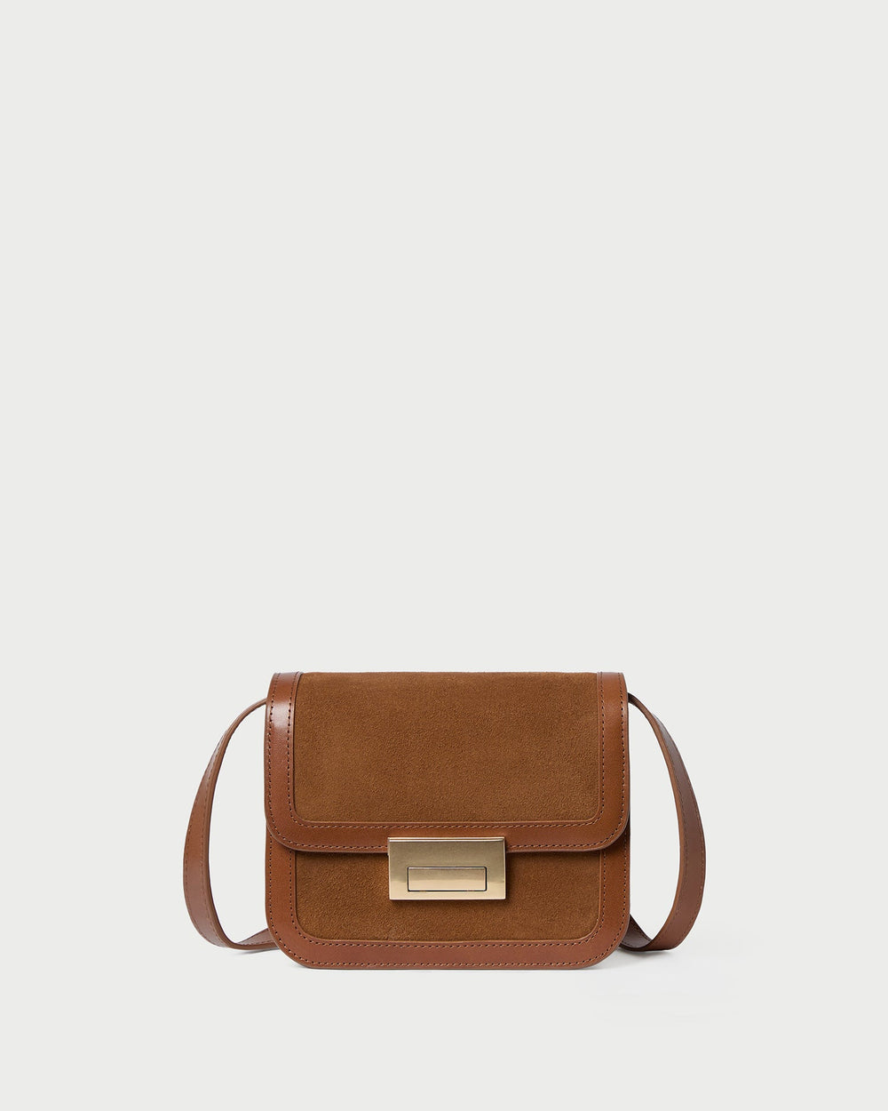 Desi Cacao Suede/Leather Crossbody | Women Loeffler Randall