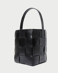 Loeffler Randall Women | Laith Black Leather Bucket Bag