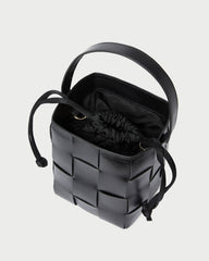Loeffler Randall Women | Laith Black Leather Bucket Bag