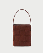 Loeffler Randall Women | Laith Espresso Suede Bucket Bag