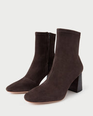 Elise Brown Suede Stretch Bootie | Loeffler Randall Women