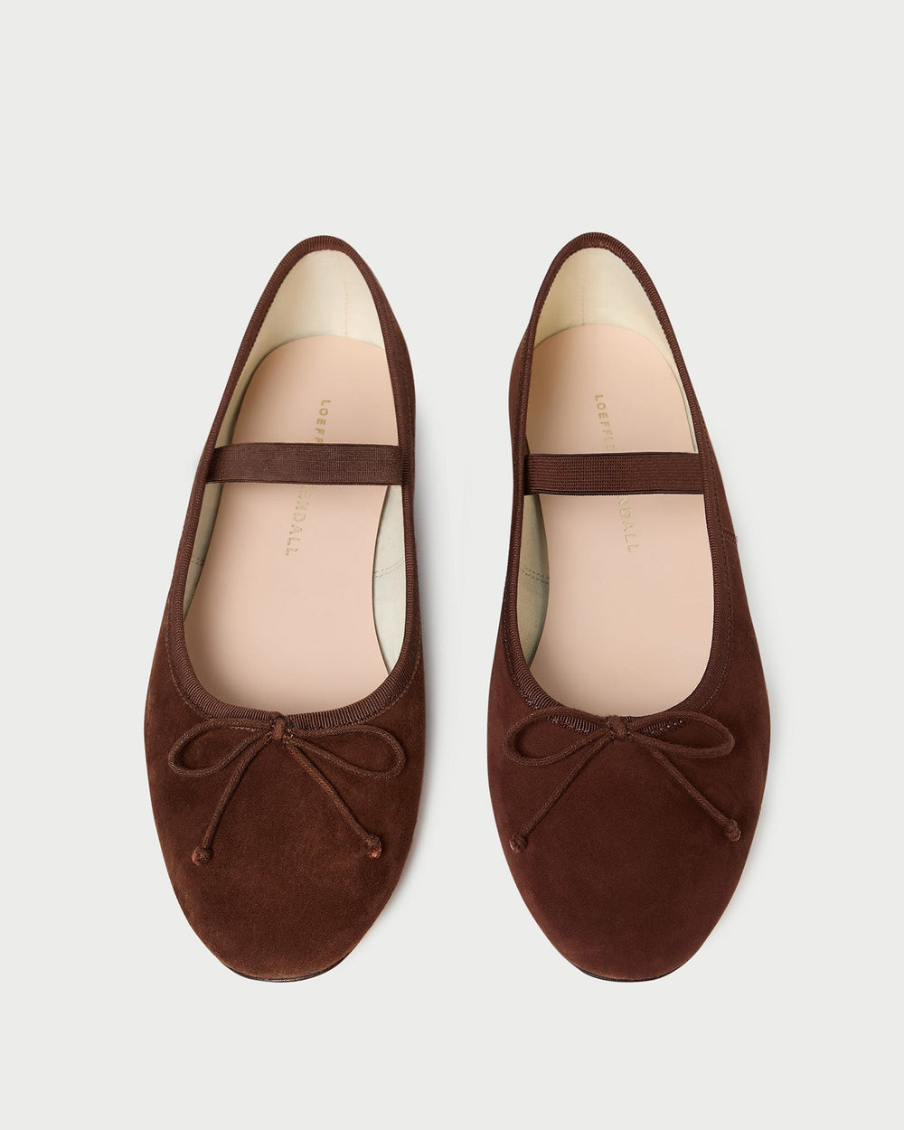 Leonie Espresso Suede Ballet Flat | Women Loeffler Randall