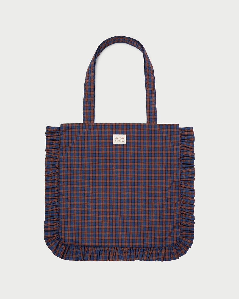 Justine Navy Ruffle Tote | Loeffler Randall Women
