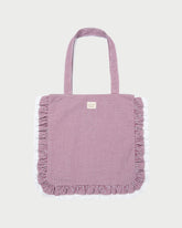 Justine Maroon Ruffle Tote | Women Loeffler Randall