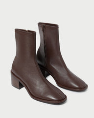 Loeffler Randall Women | Roxy Espresso Leather Ankle Bootie