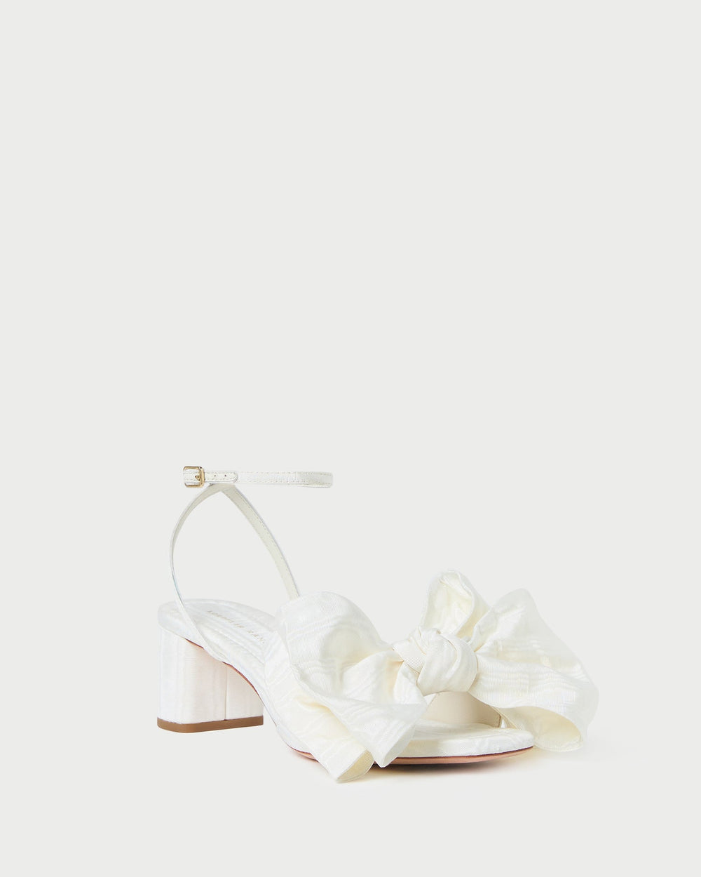 Loeffler Randall Women | Carmen Cream Moiré Bow Sandal