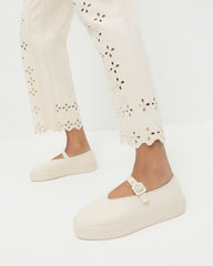 Loeffler Randall Women | Cooper Natural Mary Jane Sneaker