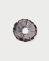 Felice Brown Gingham Layered Scrunchie | Women Loeffler Randall