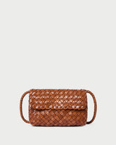 Loeffler Randall Women | Vinnie Timber Woven Leather Crossbody