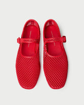 Loeffler Randall Women | Rita Red Netted Mary Jane